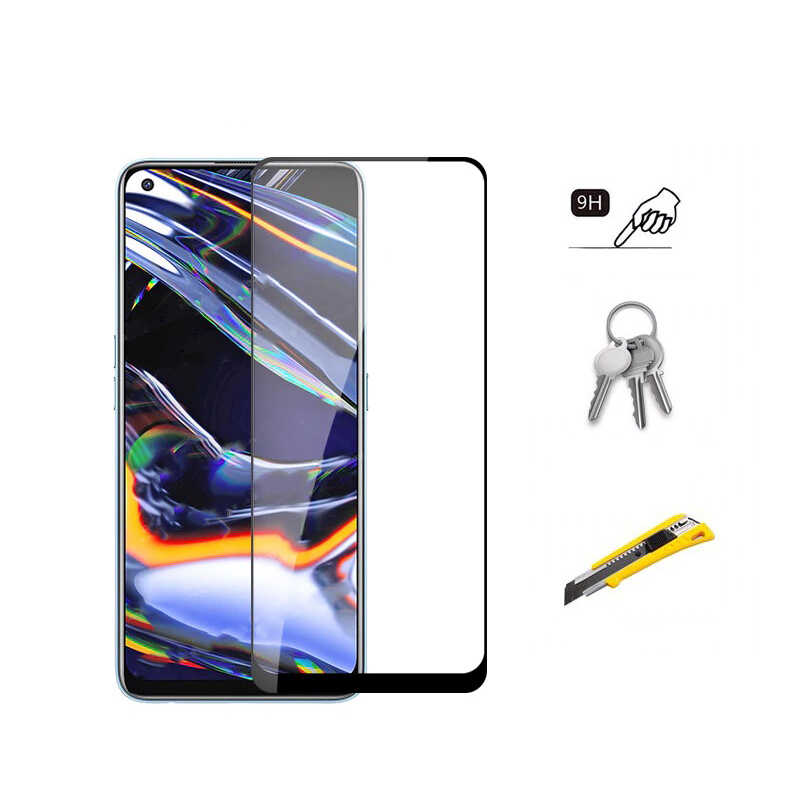 Oppo Reno 7 4G Zore Kenarları Kırılmaya Dayanıklı Cam Ekran Koruyucu