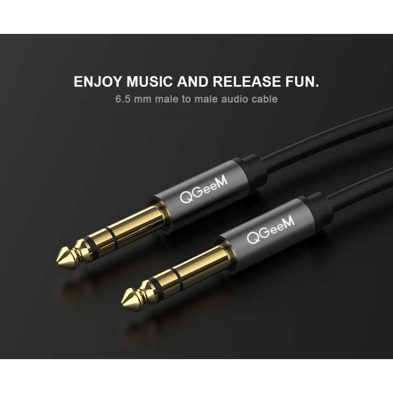 Qgeem QG-AU03 6.35mm Aux Audio Kablo 1.5M