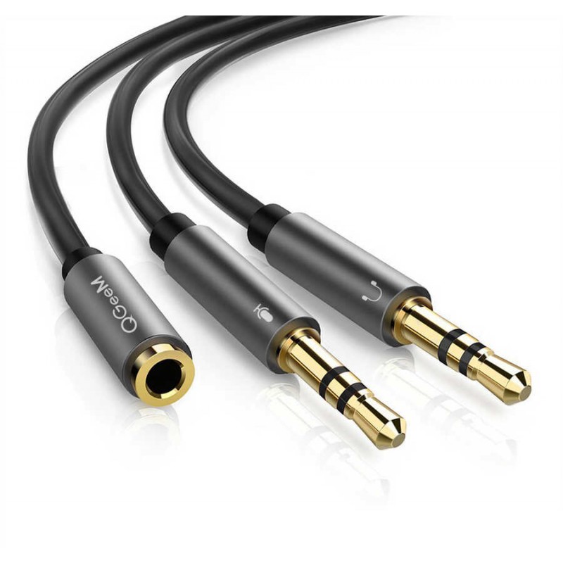 Qgeem QG-AU06 3.5mm Çoğaltıcı Audio Kablo