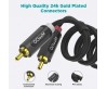 Qgeem QG-AU12 Dual RCA Aux Audio Kablo 1.83M