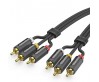 Qgeem QG-AU13 RCA Aux Audio Kablo 3.05M