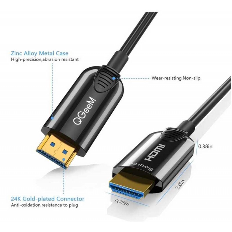 Qgeem QG-AV15 HDMI Kablo 10M