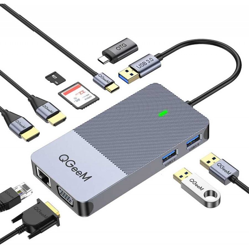 Qgeem QG-D3908 Usb Hub