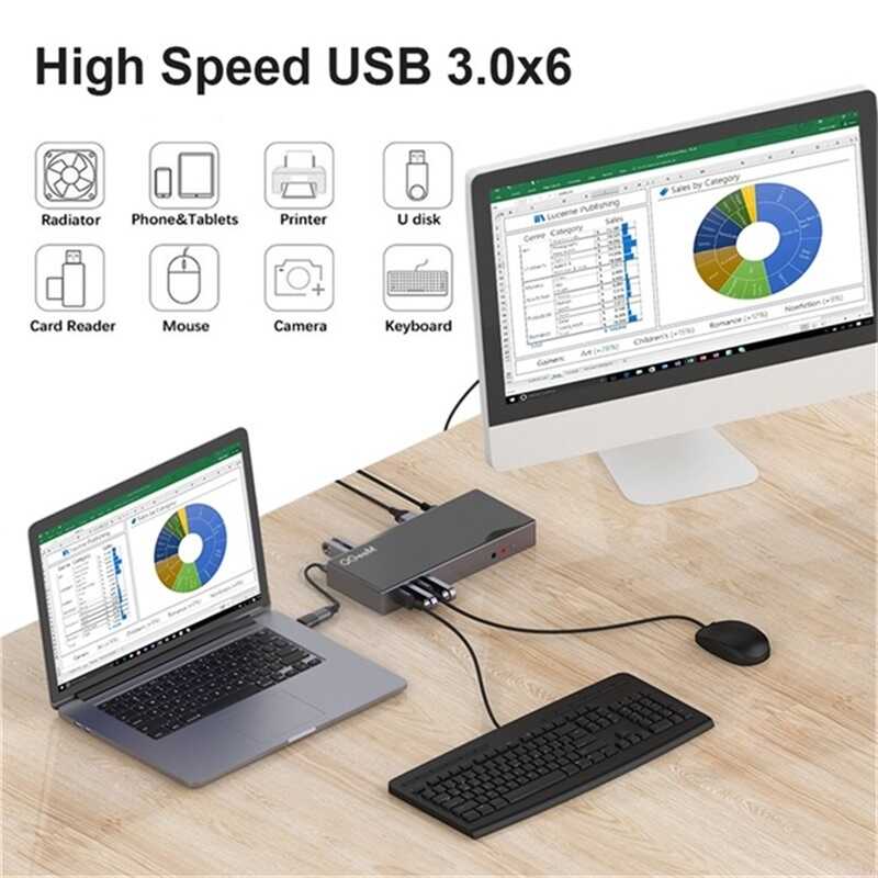 Qgeem QG-D6901 Type-C Usb Hub