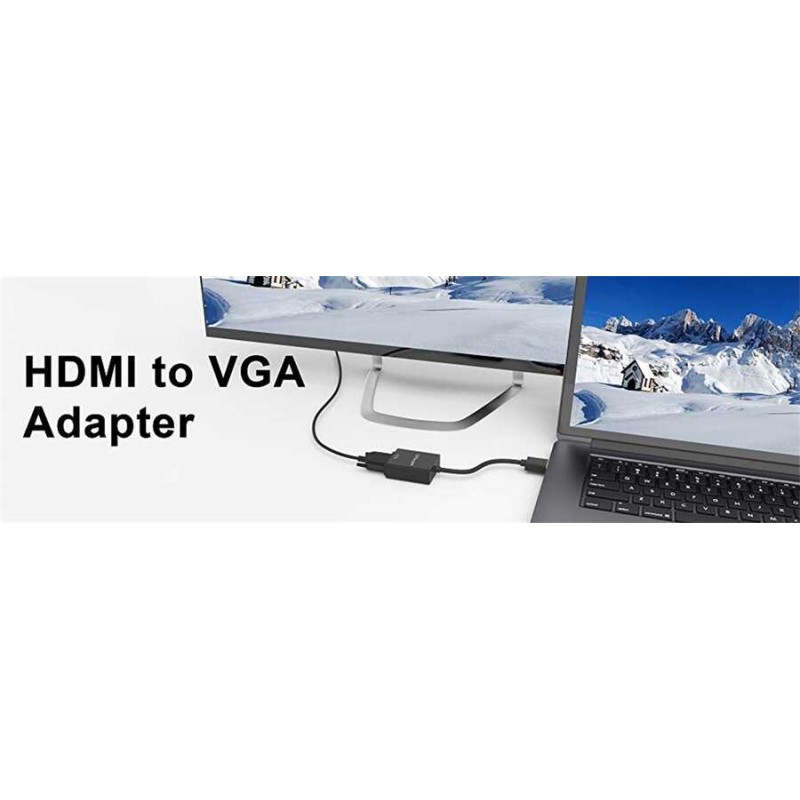 Qgeem QG-HD04 HDMI To VGA Dönüştürücü