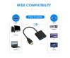 Qgeem QG-HD07 HDMI To VGA Dönüştürücü