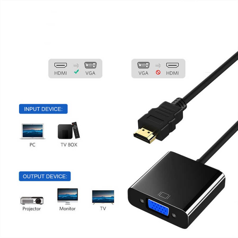 Qgeem QG-HD08 HDMI To VGA Dönüştürücü