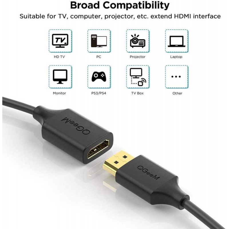 Qgeem QG-HD19 HDMI Kablo 0.91M