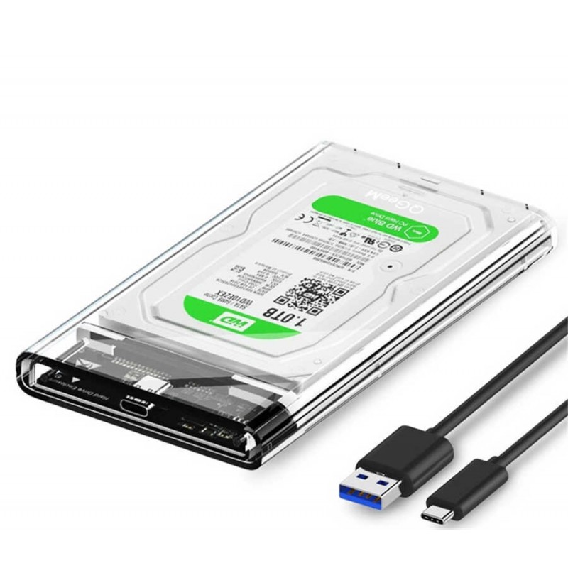 Qgeem QG-ST05 2.5 inç Sata Harddisk Veri Aktarım Kutusu