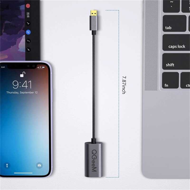 Qgeem QG-UA07 Usb To VGA Dönüştürücü