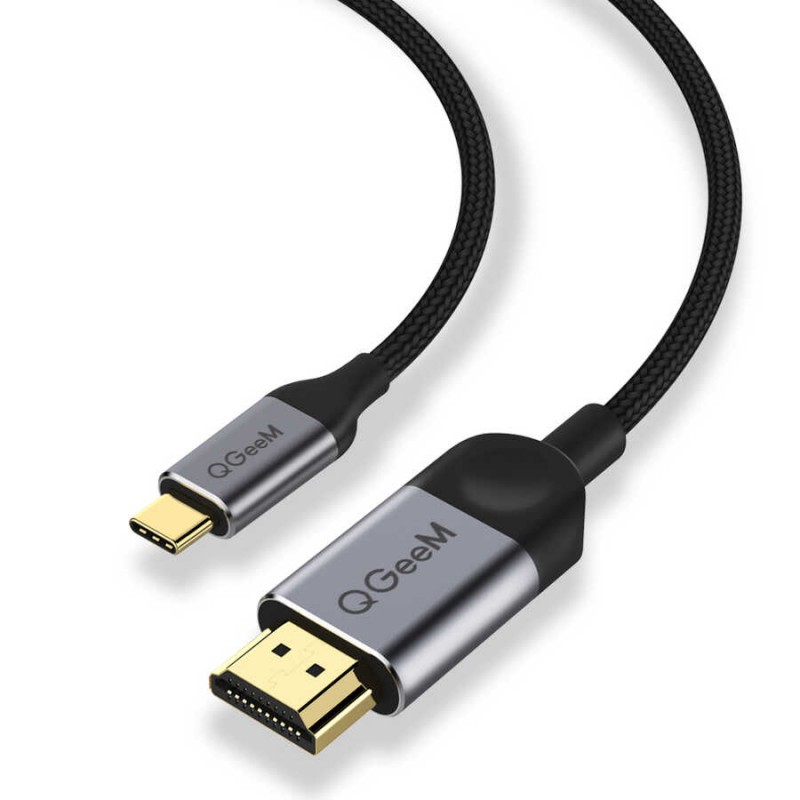 Qgeem QG-UA10 Type-C To HDMI Kablo