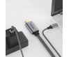 Qgeem QG-UA12 Type-C To HDMI 2 in 1 Kablo