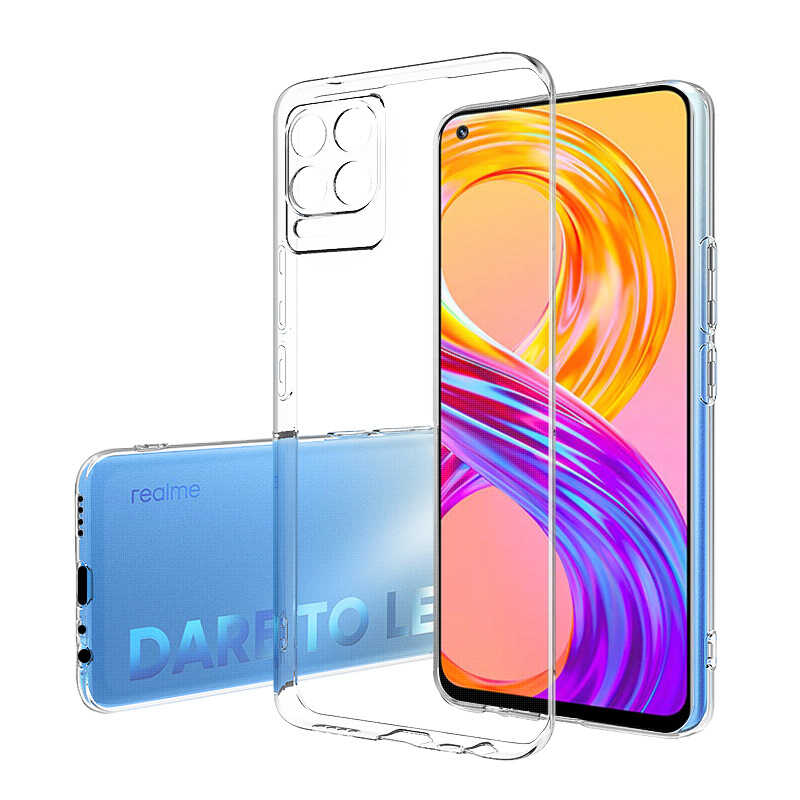 Realme 8 Kılıf Zore Süper Silikon Kapak