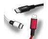 Recci RCS-D120 Fast Wind Serisi 3in1 USB-A to Lightning – Type-C – Micro Şarj ve Data Kablosu 1.2M