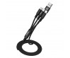 Recci RCS-D120 Fast Wind Serisi 3in1 USB-A to Lightning – Type-C – Micro Şarj ve Data Kablosu 1.2M