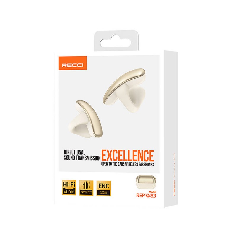 Recci REP-W83 Excellence Serisi ENC Teknolojili Hi-Fi Ses Kaliteli TWS Kulak İçi Bluetooth v.5.3 Kulaklık