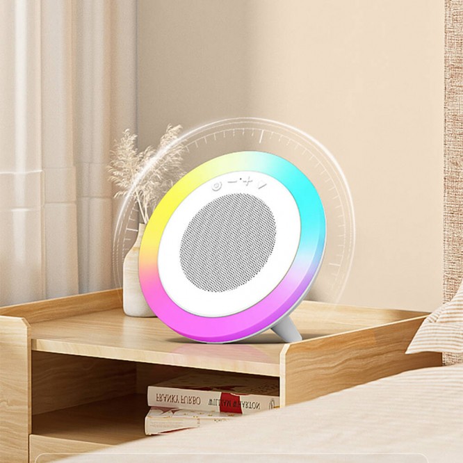 Recci RSK-W42 Moonlight Serisi RGB Işıklı Kablosuz Bluetooth v5.3 Hoparlör