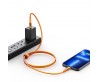 Recci RTC-P19C Amber Serisi USB-A to Type-C 6A Şeffaf Tasarım Şarj ve Data Kablosu 1.5M