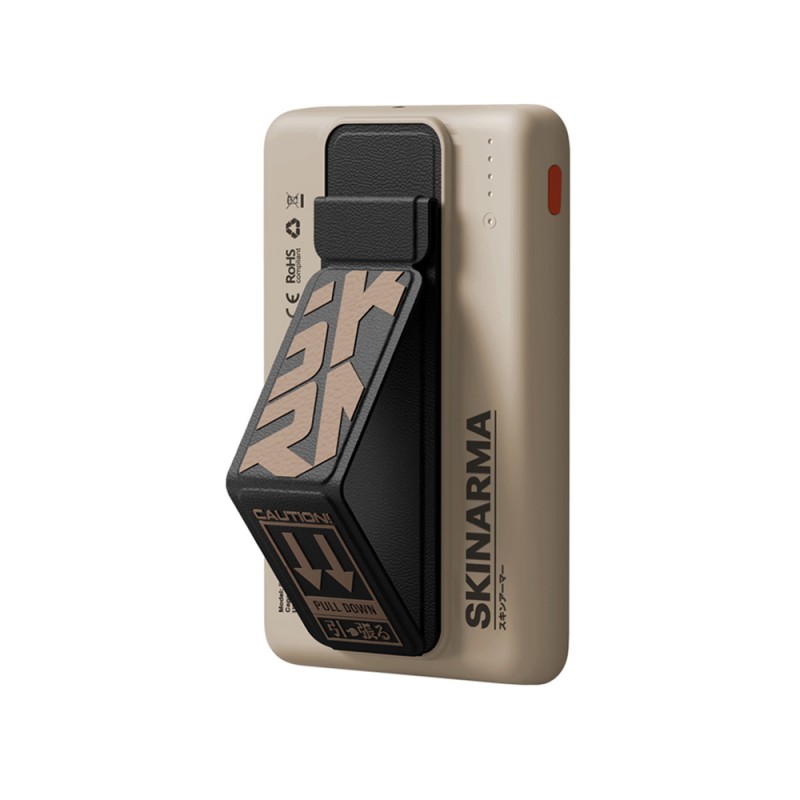 SkinArma Spunk Taşınabilir Wireless Şarj ve PD Hızlı Şarj Özellikli Powerbank 15W 5000mAh