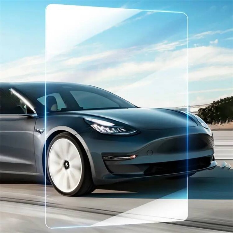 Tesla Model Y Zore Araç Multimedya Temperli Cam Ekran Koruyucu