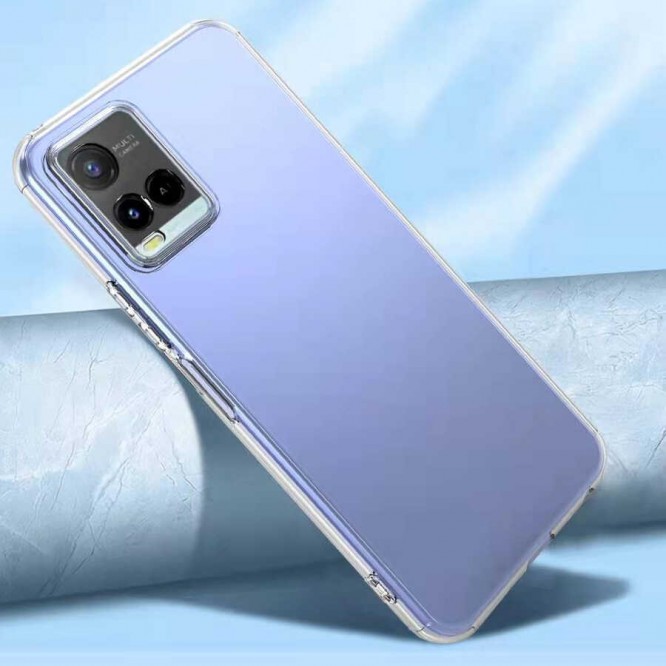 Vivo Y21S Kılıf Zore Kamera Korumalı Süper Silikon Kapak