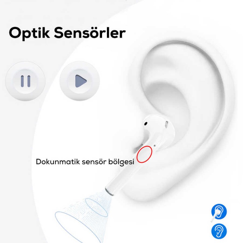 Wiwu Airbuds X Pro Light Sensor Bluetooth Kulaklık