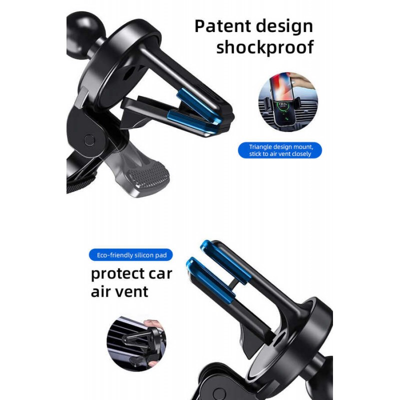 Wiwu CH-307 Liberator Wireless Charging Mount Araç Telefon Tutucu