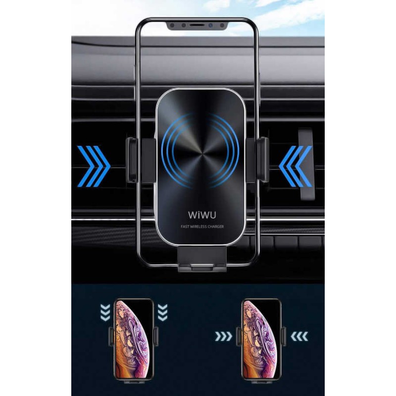 Wiwu CH-307 Liberator Wireless Charging Mount Araç Telefon Tutucu