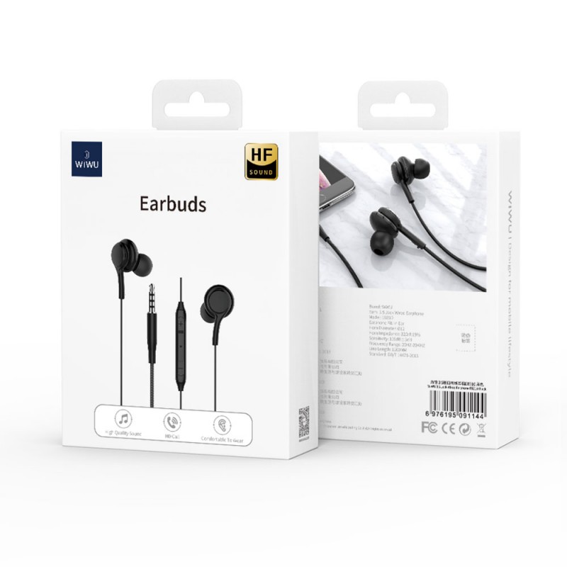 Wiwu EB310 Hi-Fi Ses Kaliteli 3.5mm Kulakiçi Kulaklık