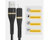 Wiwu ED-105 2 in 1 USB A- Type-C to Lightning Elite Data Kablo