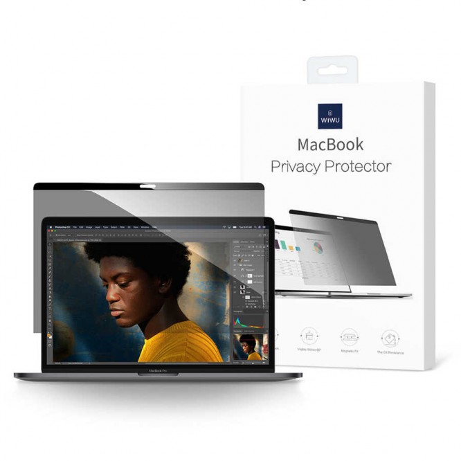 Apple Macbook 13.3' New Pro Wiwu Privacy Ekran Koruyucu