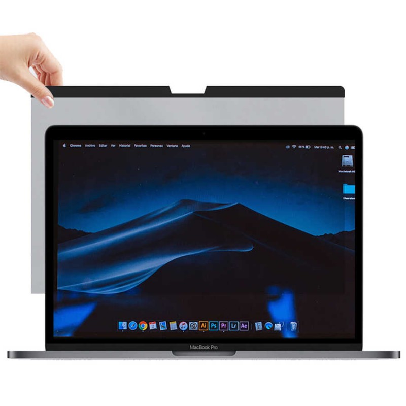 Apple Macbook 16.2' 2021 Touch Bar Wiwu Mıknatıslı Privacy Ekran Koruyucu