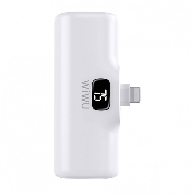 Wiwu Wi-P017 Capsule Serisi 2in1 Mini Taşınabilir Standlı Lightning Powerbank 5000mAh