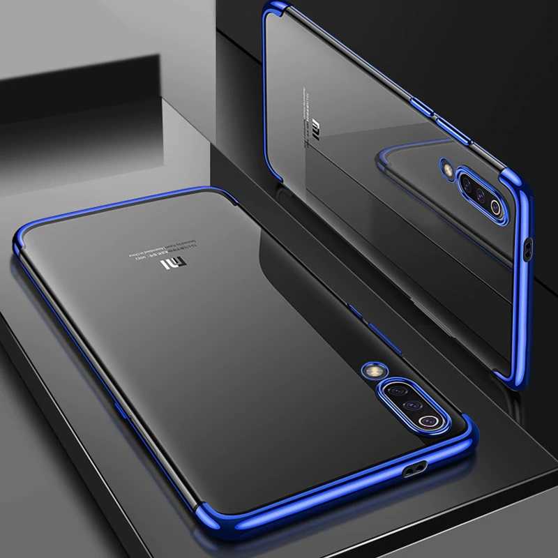 Xiaomi Mi 9 Lite Kılf Zore Dört Köşeli Lazer Silikon Kapak