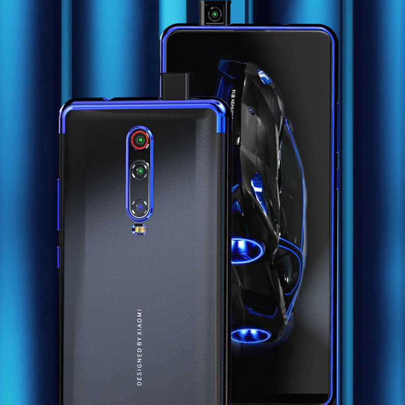 Xiaomi Mi 9T Kılıf Zore Dört Köşeli Lazer Silikon Kapak