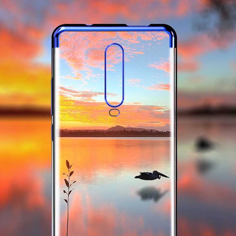 Xiaomi Mi 9T Kılıf Zore Dört Köşeli Lazer Silikon Kapak