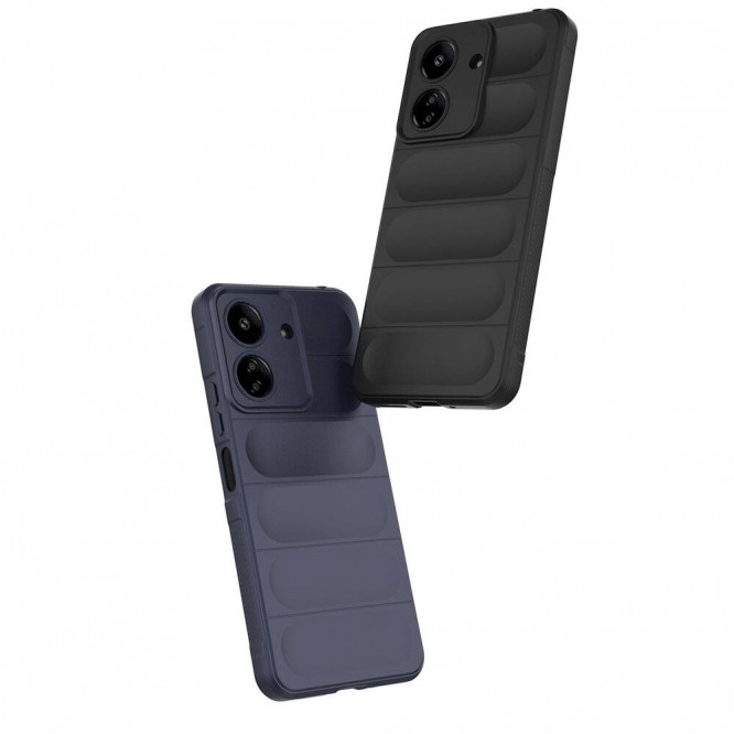 Xiaomi Poco C65 Kılıf Esnek TPU Oyuklu Arka Yüzey Tasarımlı Zore Etnik Silikon Kapak