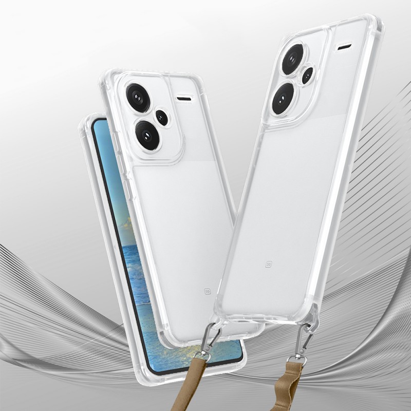 Xiaomi Redmi Note 13 Pro Plus 5G Kılıf Airbagli Takılabilir Askı Aparatlı Zore Snap Silikon Kapak