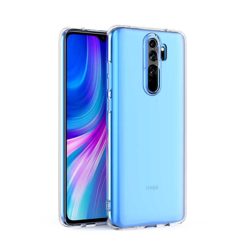 Xiaomi Redmi Note 8 Pro Kılıf Zore Kamera Korumalı Süper Silikon Kapak