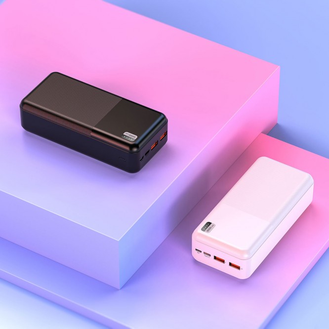 Xipin PX723 Hızlı Şarj Özellikli LED Işık Göstergeli Dual USB Taşınabilir Powerbank 30000mAh