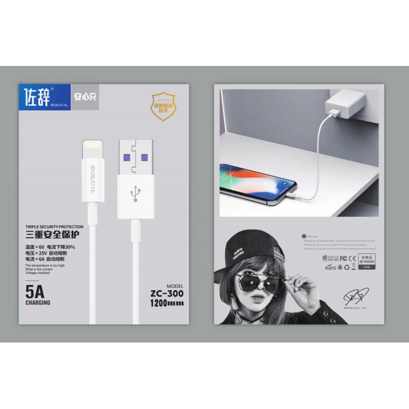 Zolcil ZC300 Lightning Usb Kablo