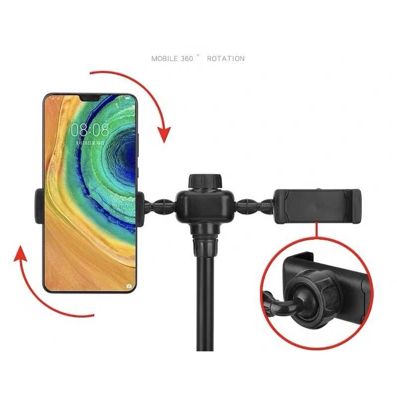 Zore Dual Big Light Işıklı Telefon Tutucu 16 cm Ring Light