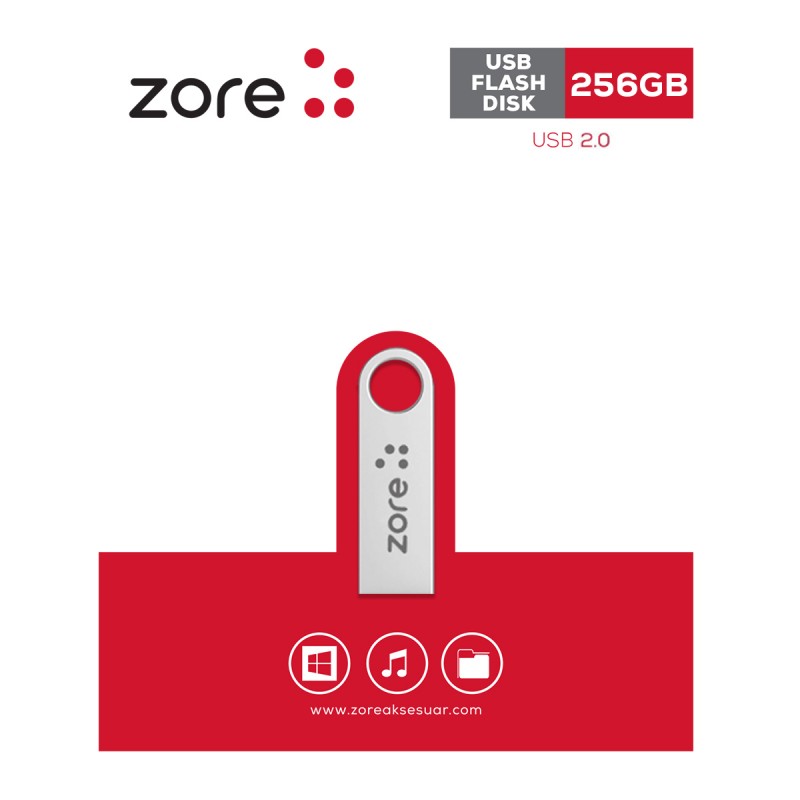 Zore Metal Usb Flash Disk 256GB