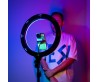 Zore MJ38 RGB 25W Ring Light Canlı Yayın 38cm USB'li ve Telefon Stand