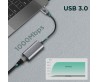 Zore QG03 USB-A to RJ45 USB3.0 Ethernet Dönüştürücü Kablo 1000Mbps 22cm