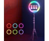 Zore RGB Light 56cm Işıklı Telefon Tutucu Ring Light